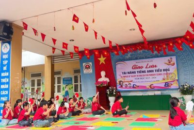 Tỏa sáng tài năng Tiếng Anh học sinh Trường Tiểu học Tân Sơn