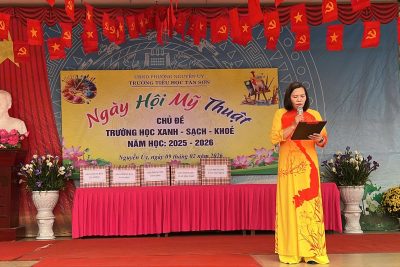 RỰC RỠ SẮC MÀU VÀ SÁNG TẠO TRONG “NGÀY HỘI MỸ THUẬT” TẠI TRƯỜNG TIỂU HỌC TÂN SƠN